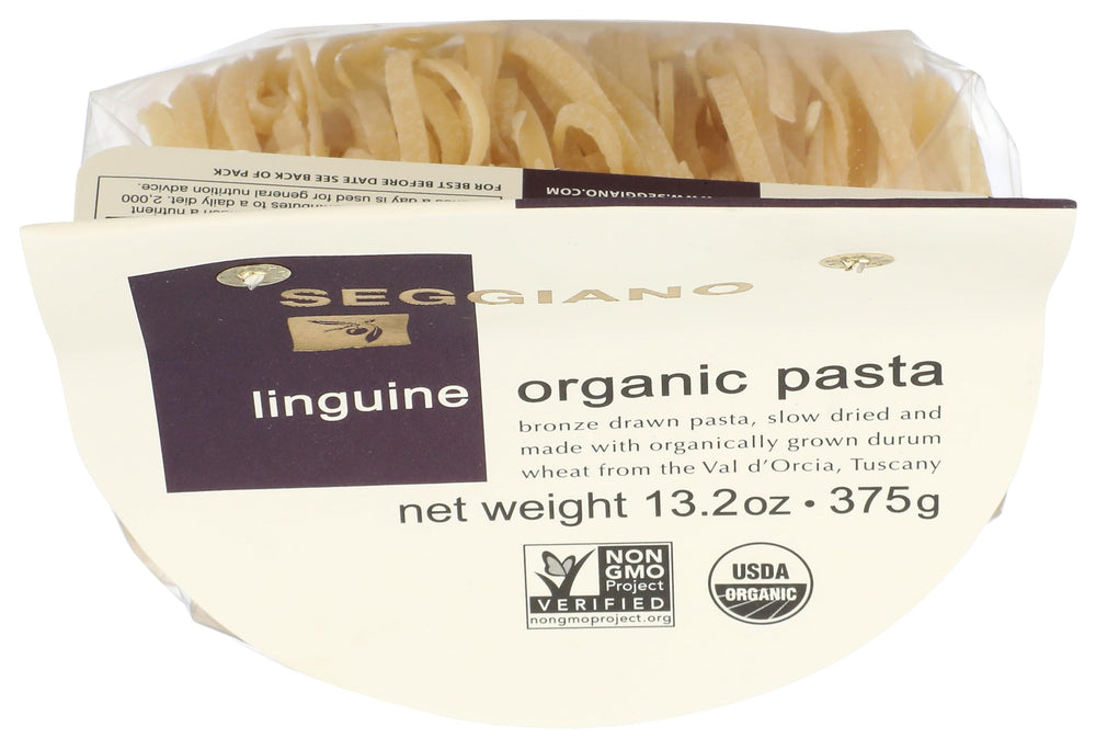 Seggiano Organic Linguine in a classic Italian kitchen for authentic dinners.