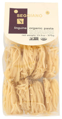 Seggiano Organic Linguine uncooked bundle showing premium Tuscan quality for quick weeknight meals.