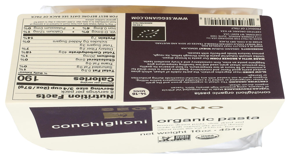 Seggiano Tuscany provenance ensures authentic pasta heritage