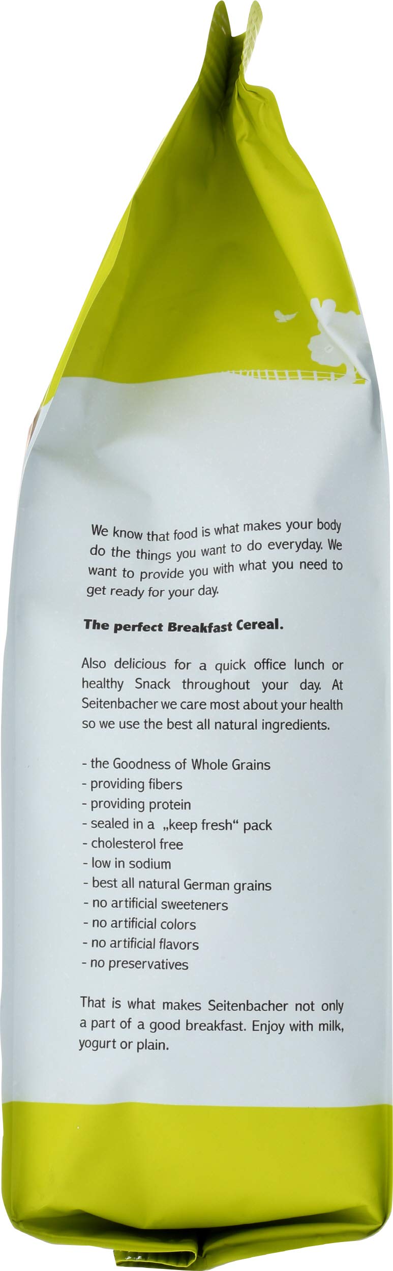 Seitenbacher low sodium muesli ideal for everyday breakfast