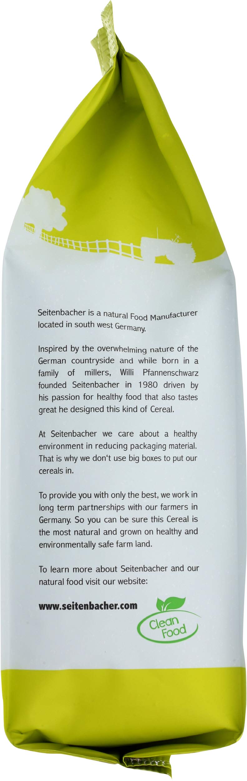 Seitenbacher natural cereal protein and fiber source for balanced mornings