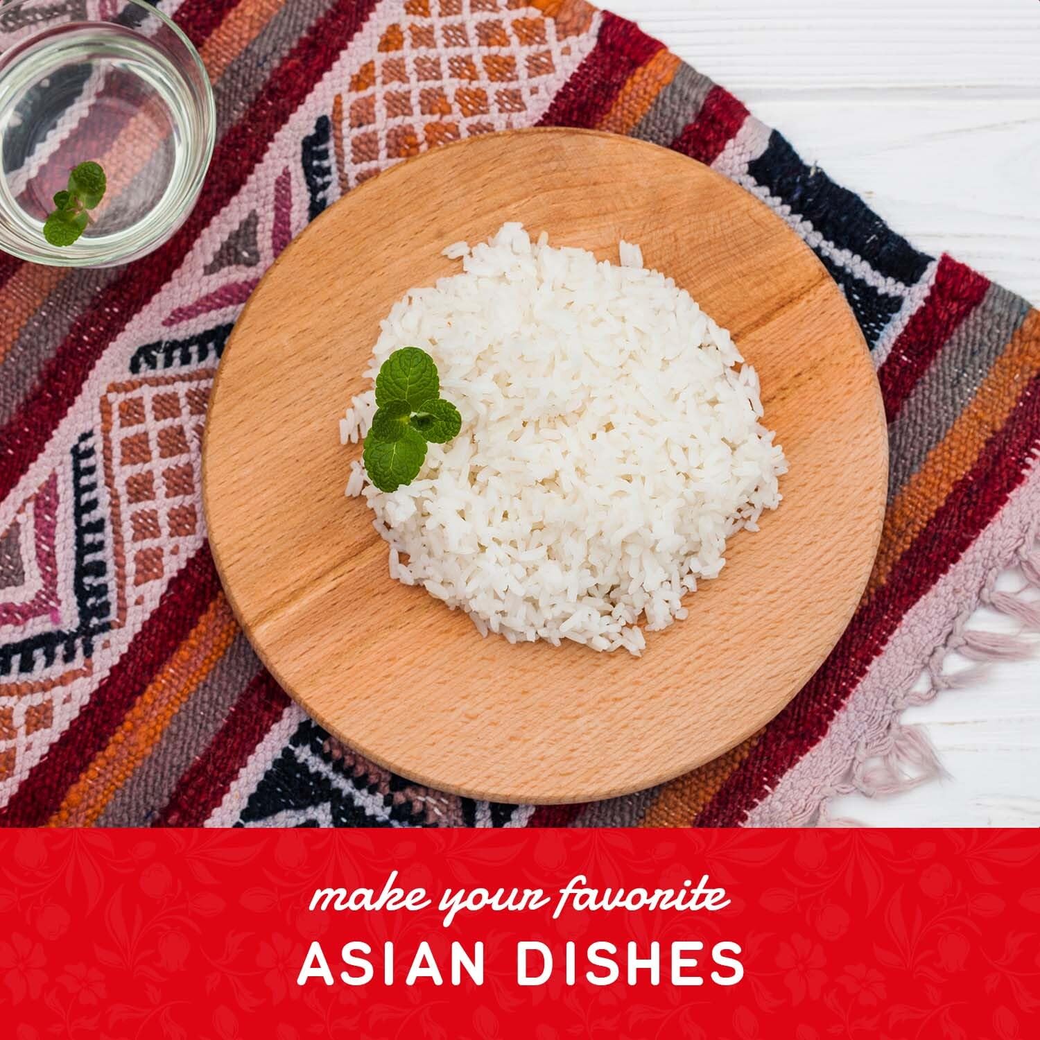 Sekka Japanese premium white rice bowl scene emphasizes authentic cuisine possibilities.