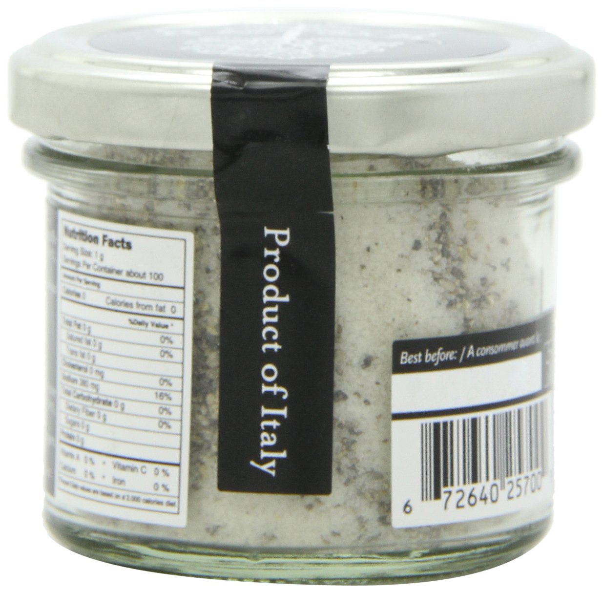 Selezione Tartufi black truffle salt crystals highlight premium seasoning and elevated roasting