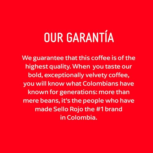 Sello Rojo French press ready dark roast for a robust cup.