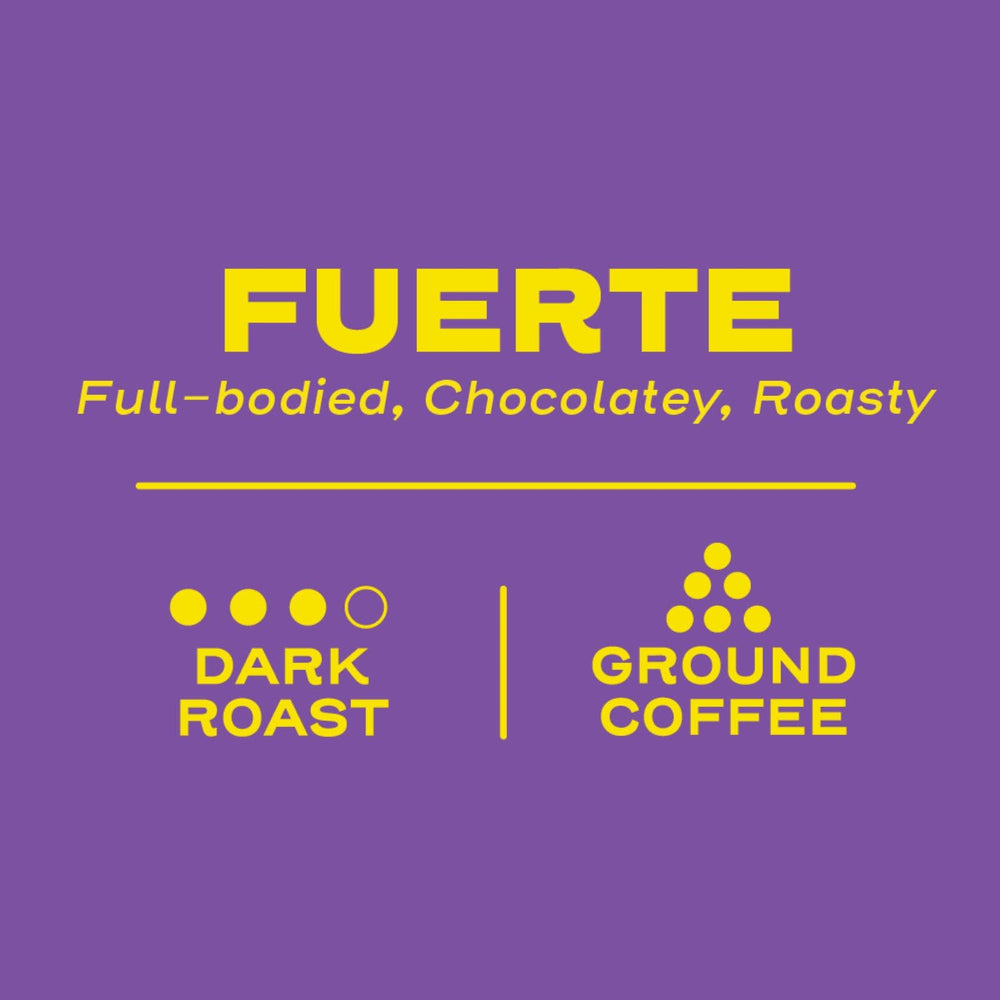 Sello Rojo freshly ground coffee beans with rich aroma.