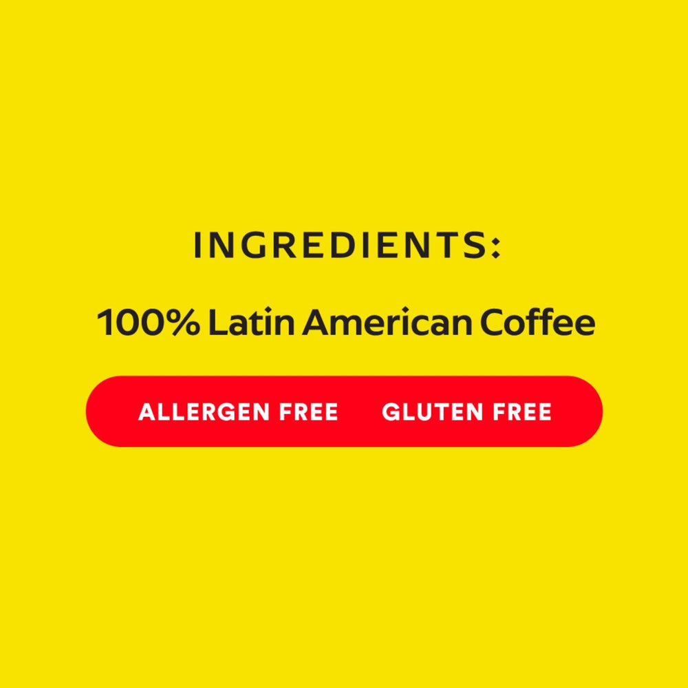 Sello Rojo Intenso Darkest Roast cup capturing toasted notes and crema.