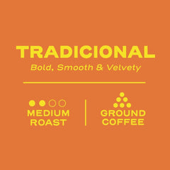 Sello Rojo Tradicional premium beans selection suggesting authentic Colombian flavor.