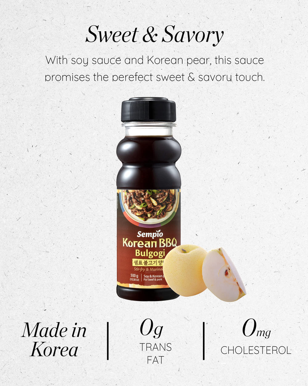 Sempio Bulgogi sauce marinating beef creates tender, flavorful results for grill night.