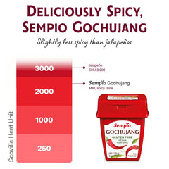 Sempio gluten free gochujang in marinade bowl for rich flavor