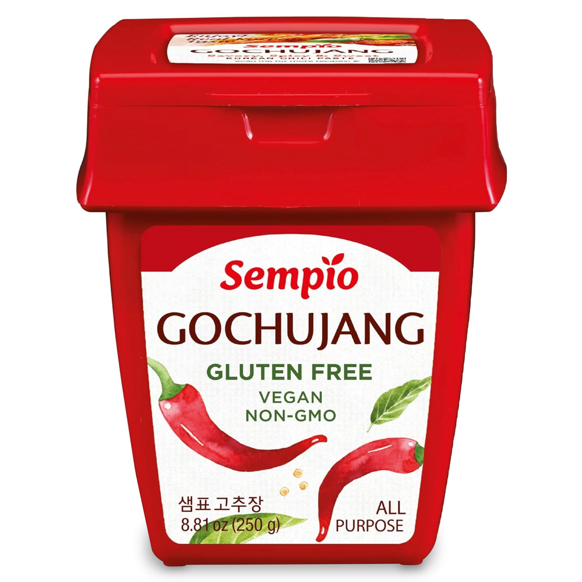 Sempio gluten free gochujang bottle for mild heat in versatile cooking