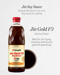 Authentic Korean cuisine pairing with Jin Gold F3 on a dish.