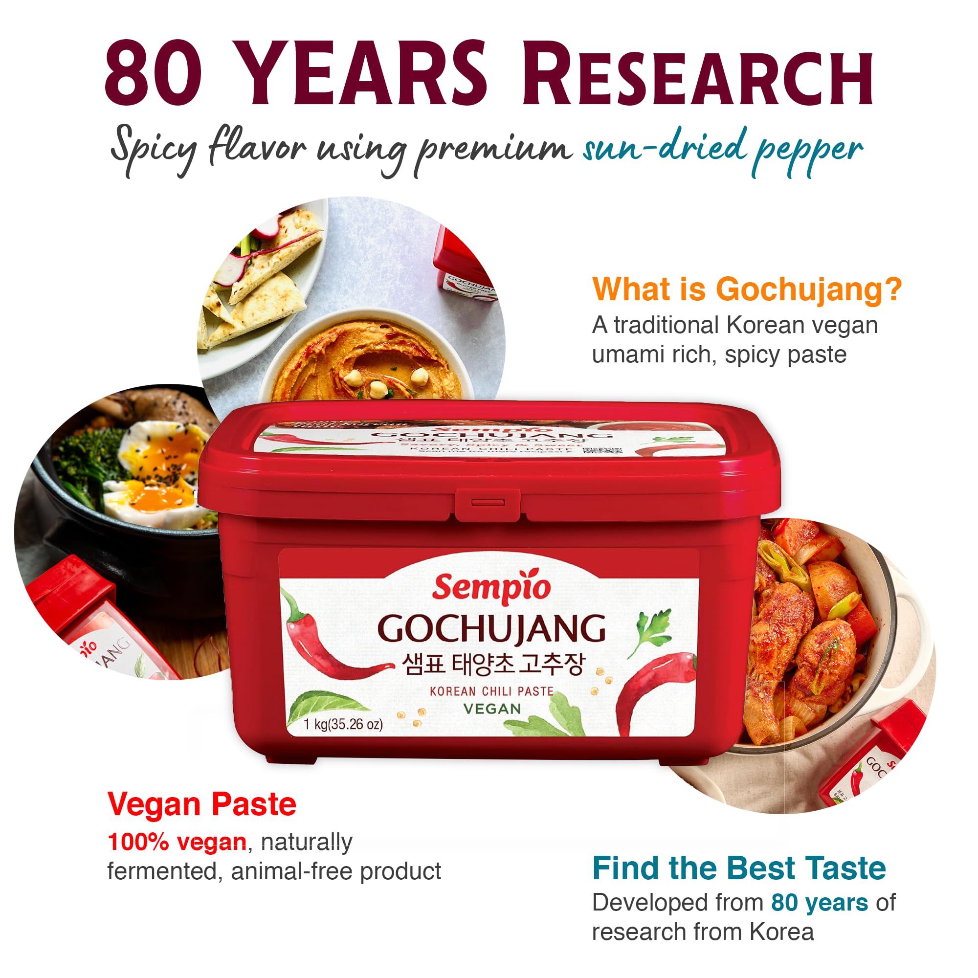 Sempio vegan gochujang halal certification seal on label