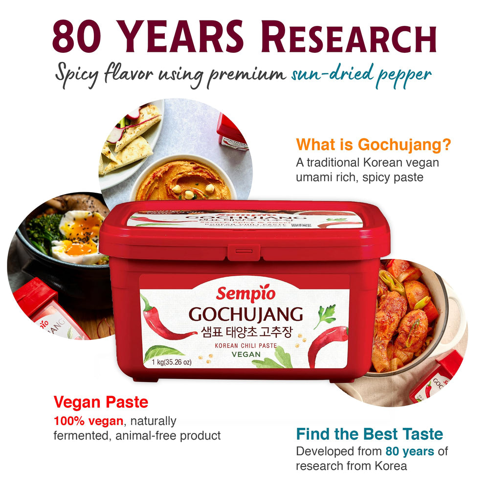 Sempio vegan gochujang halal certification seal on label