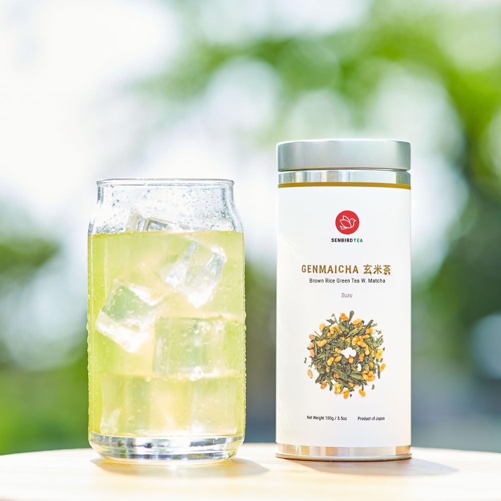 Senbird Genmaicha refill-pack enables sustainable tin reuse