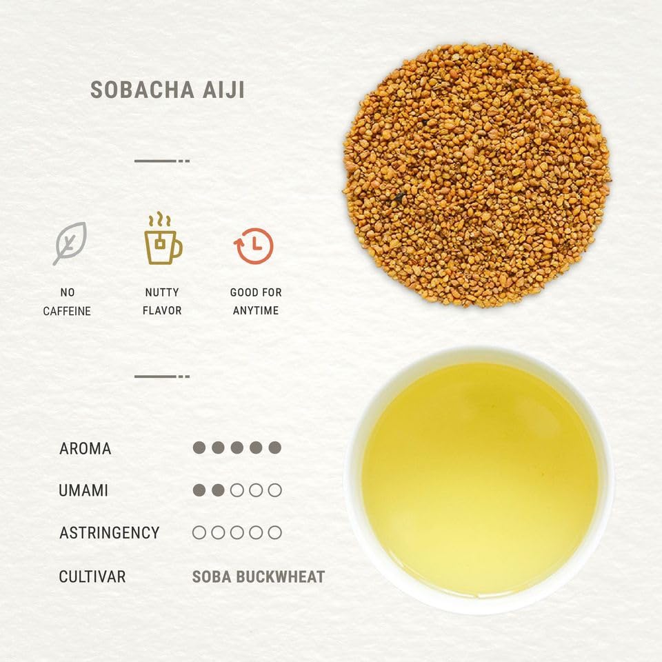 Senbird Sobacha from Hokkaido buckwheat delivers nutty aromas in every brew