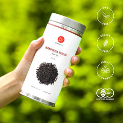 Senbird Wakoucha steaming cup highlights mellow cacao-like notes