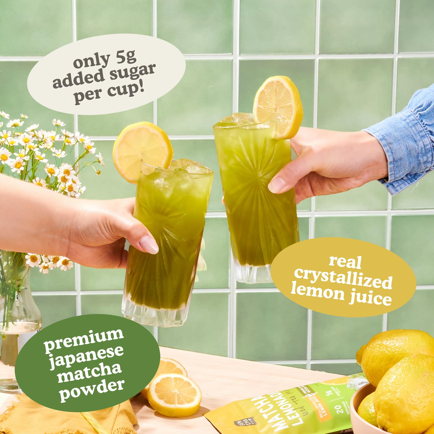 Sencha Naturals crystallized lemon juice jar offers authentic lemon flavor without artificial additives.