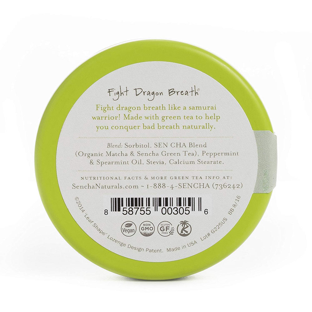 Sencha Naturals Green Tea Mints Moroccan Mint pack provides sugar-free freshness on the go