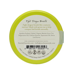 SENCHA NATURALS Green Tea Mints packaging highlights organic matcha ingredients
