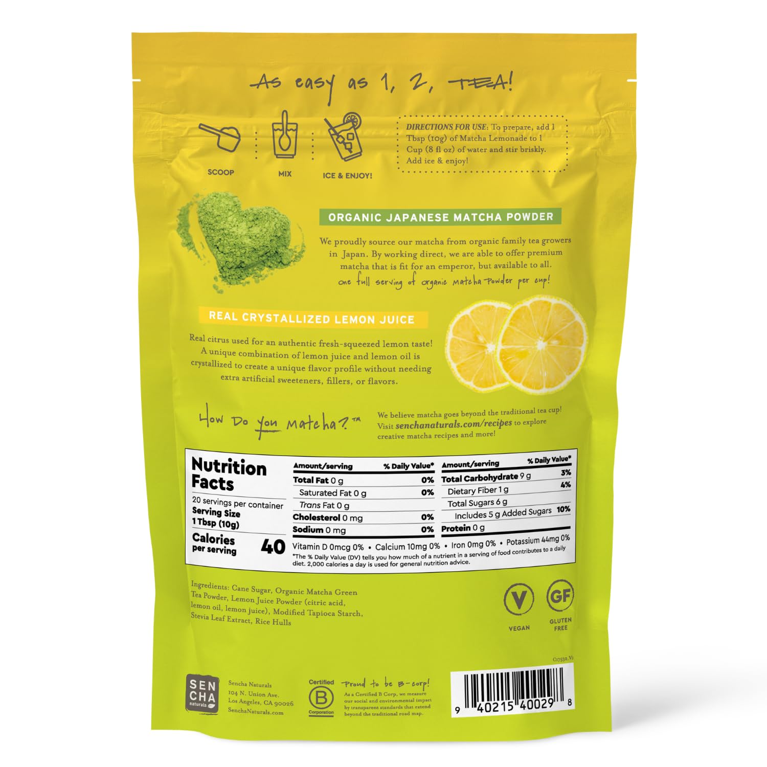 Sencha Naturals kitchen setup image communicates everyday usage and versatility.