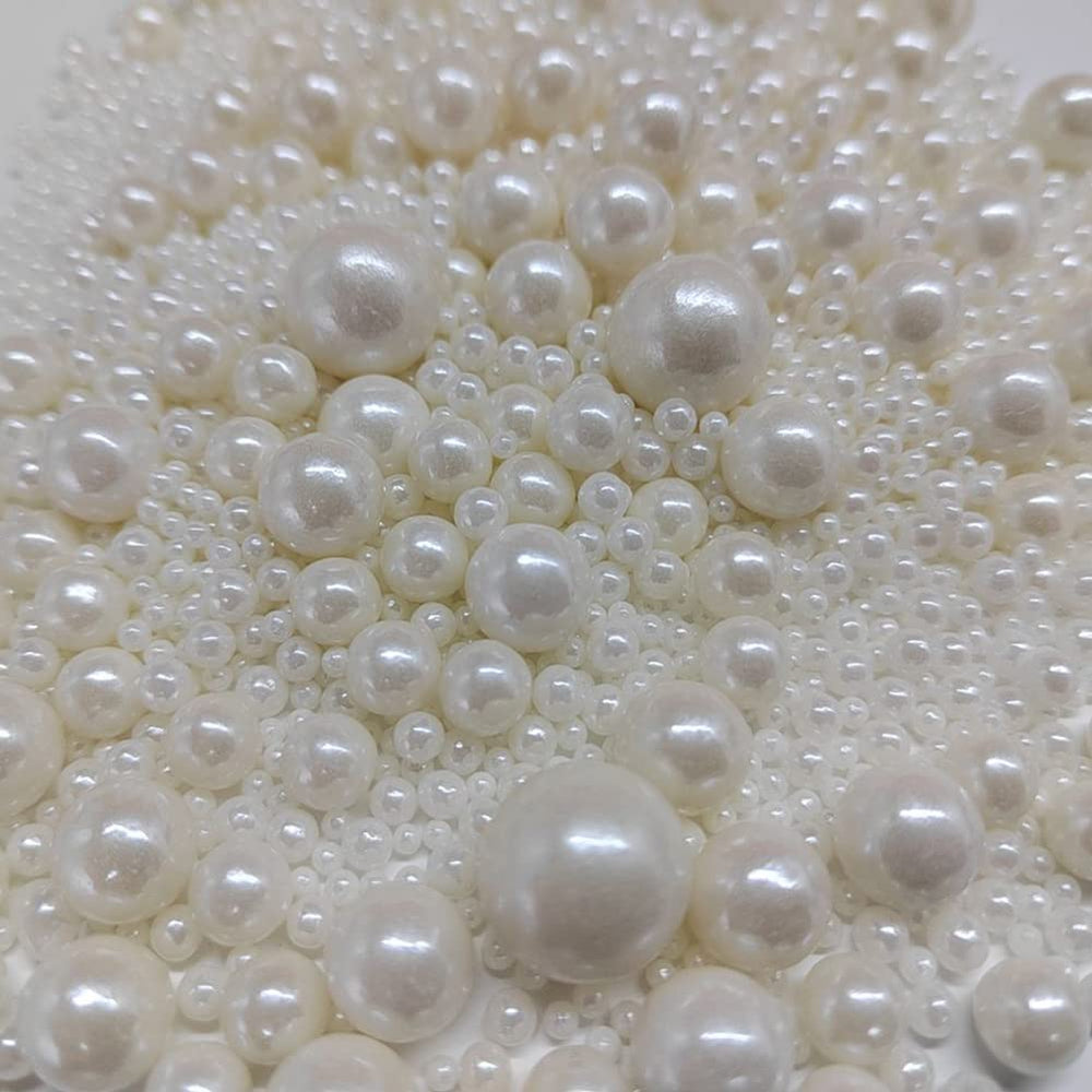 Senchanting edible pearl sugar sprinkles bottle pour adds shimmering sweetness to desserts