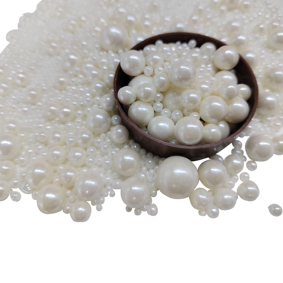 Senchanting edible pearl sugar sprinkles decorate cookies for festive occasions