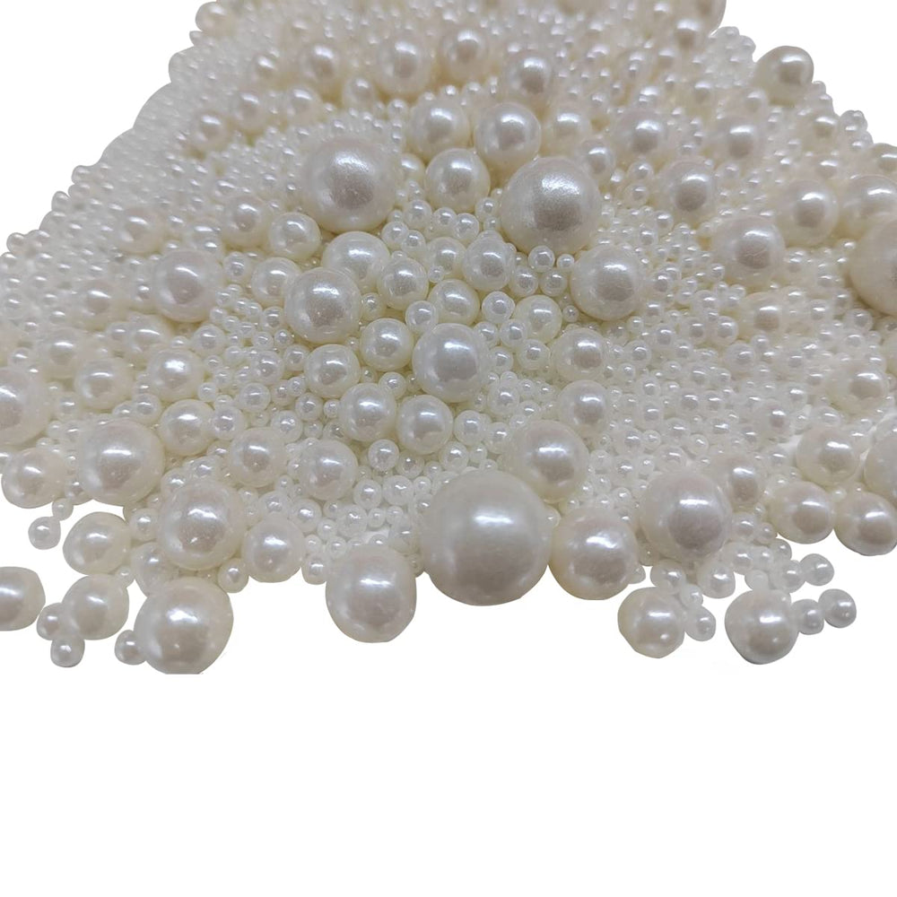 Senchanting edible pearl sugar sprinkles on cupcakes showcase pearlized shine