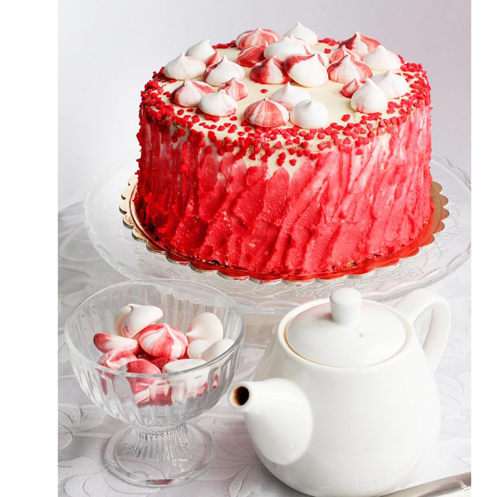 Senchanting red sanding sugar adds sparkle to fondant and shortbread.