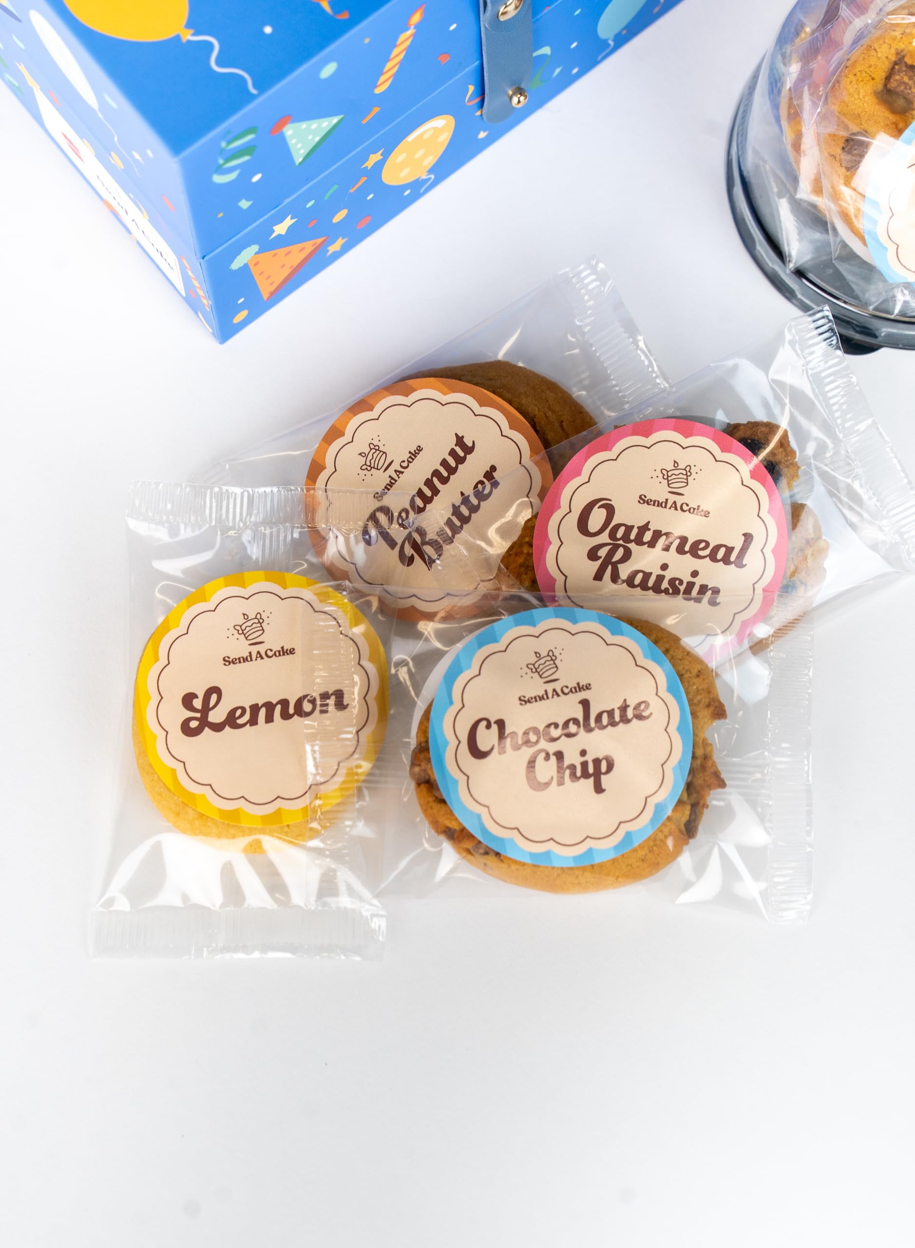 Send A Cake Bloom Box Lemon cookie offers a bright citrus touch.