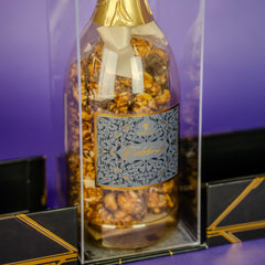 Send A Cake Luxe Bubble Box geometric box in an elegant setting