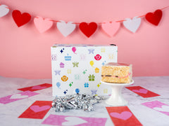 Send A Cake Raspberry Chocolate Crispy Treat close-up showcases gooey bakery style bite.