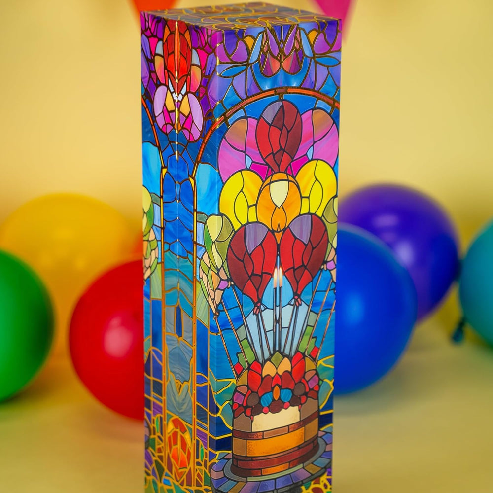 Send A Cake Stained glass-inspired design—premium look for special occasions.
