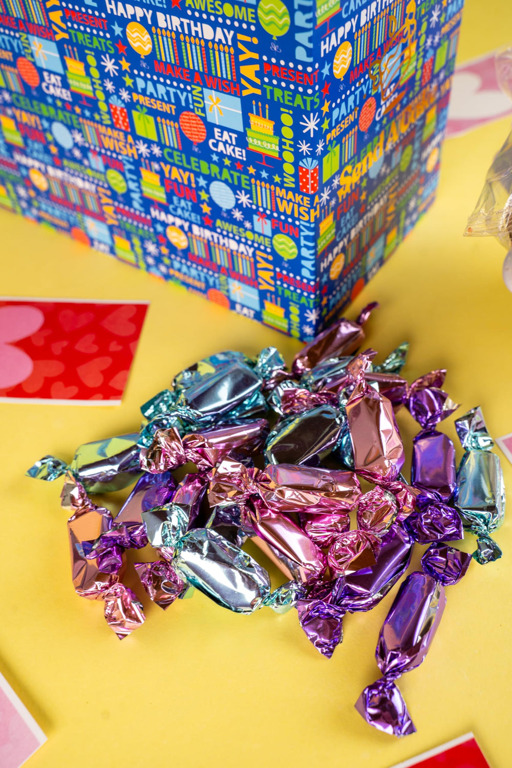 Music surprise as the Send A Cake lid opens for celebrations.