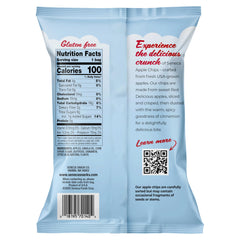 Seneca Cinnamon Apple Chips crisped apple slices offer a crunchy bite.