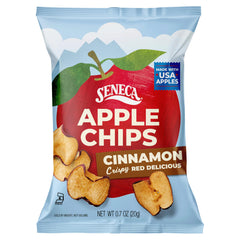 Seneca Cinnamon Apple Chips originating in Yakima Valley, USA, for authentic flavor.