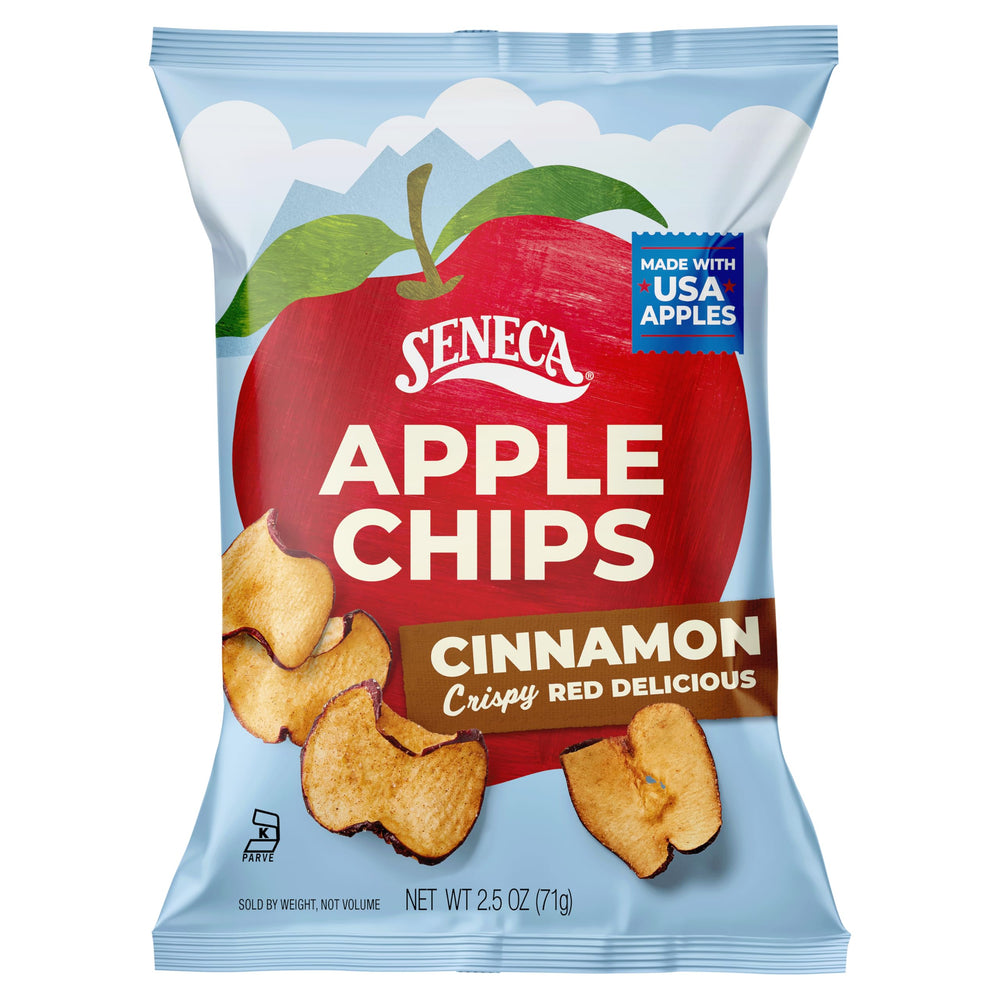 Seneca's vacu-crisp process yields a satisfying crunch in every chip.