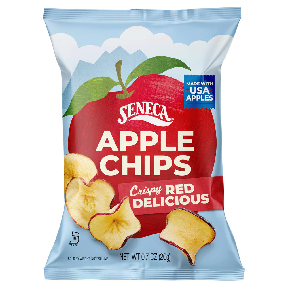 Seneca Original Apple Chips crisps via vac-u-crisp for authentic real-apple crunch