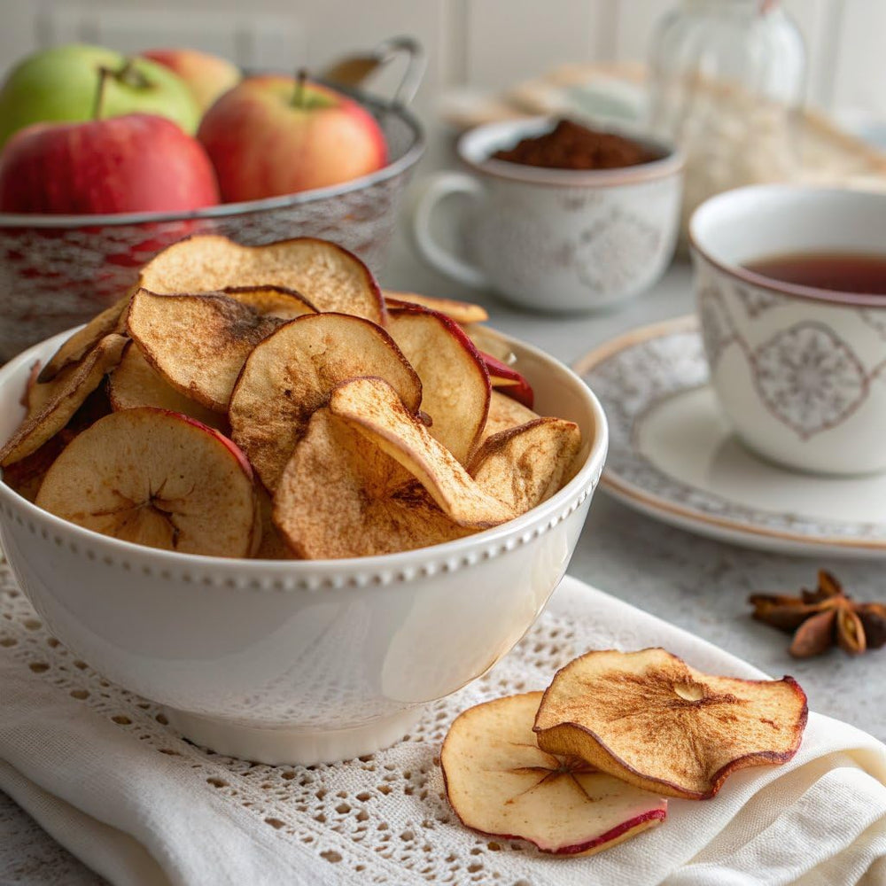 Seneca Pink Lady Apple Chips origin in Yakima Valley, USA-grown freshness.