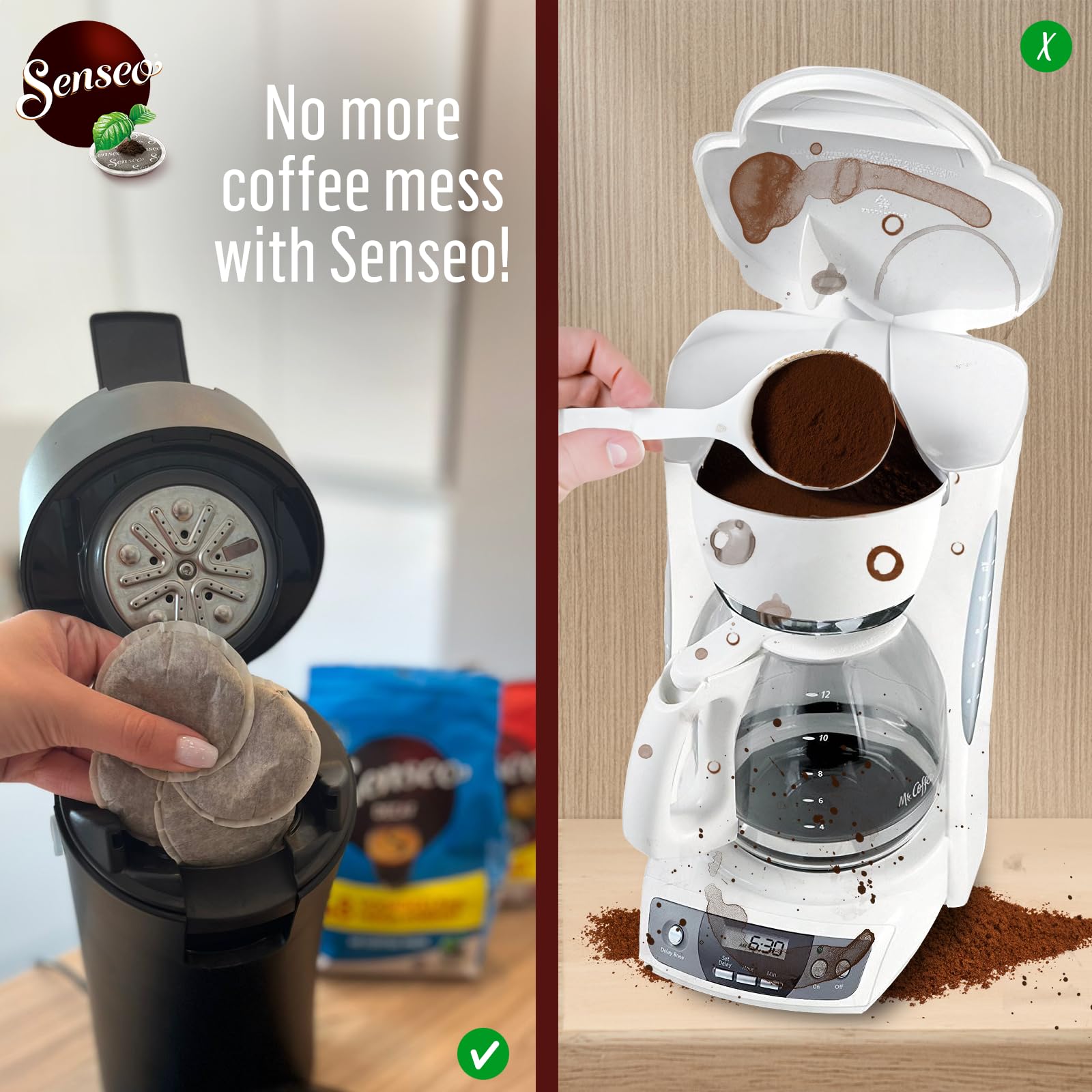 Senseo Classic Medium Roast supports a quick morning coffee routine.