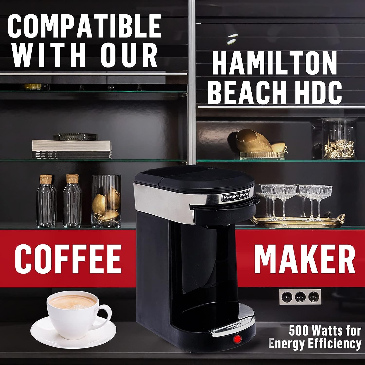 Senseo and PeleCom compatibility for easy versatile brewing.