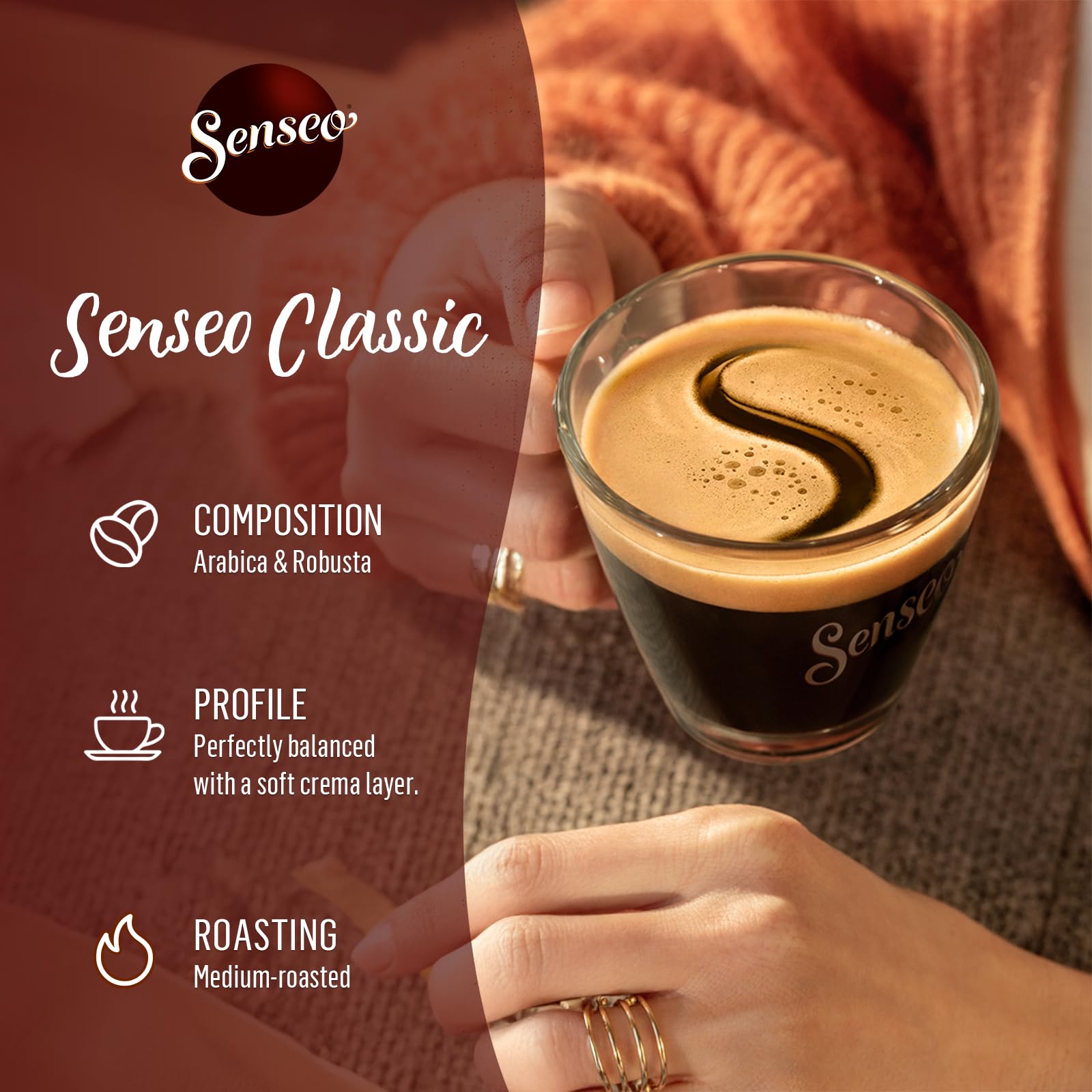 Senseo machine brew showing Senseo and PeleCom compatibility
