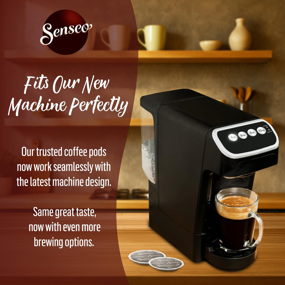 Eco-conscious packaging and compostable pods support sustainable moments.