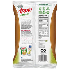 Sensible Portions Garden Veggie Cinnamon Straws crunch shot, gluten-free and kosher for versatile snacking.