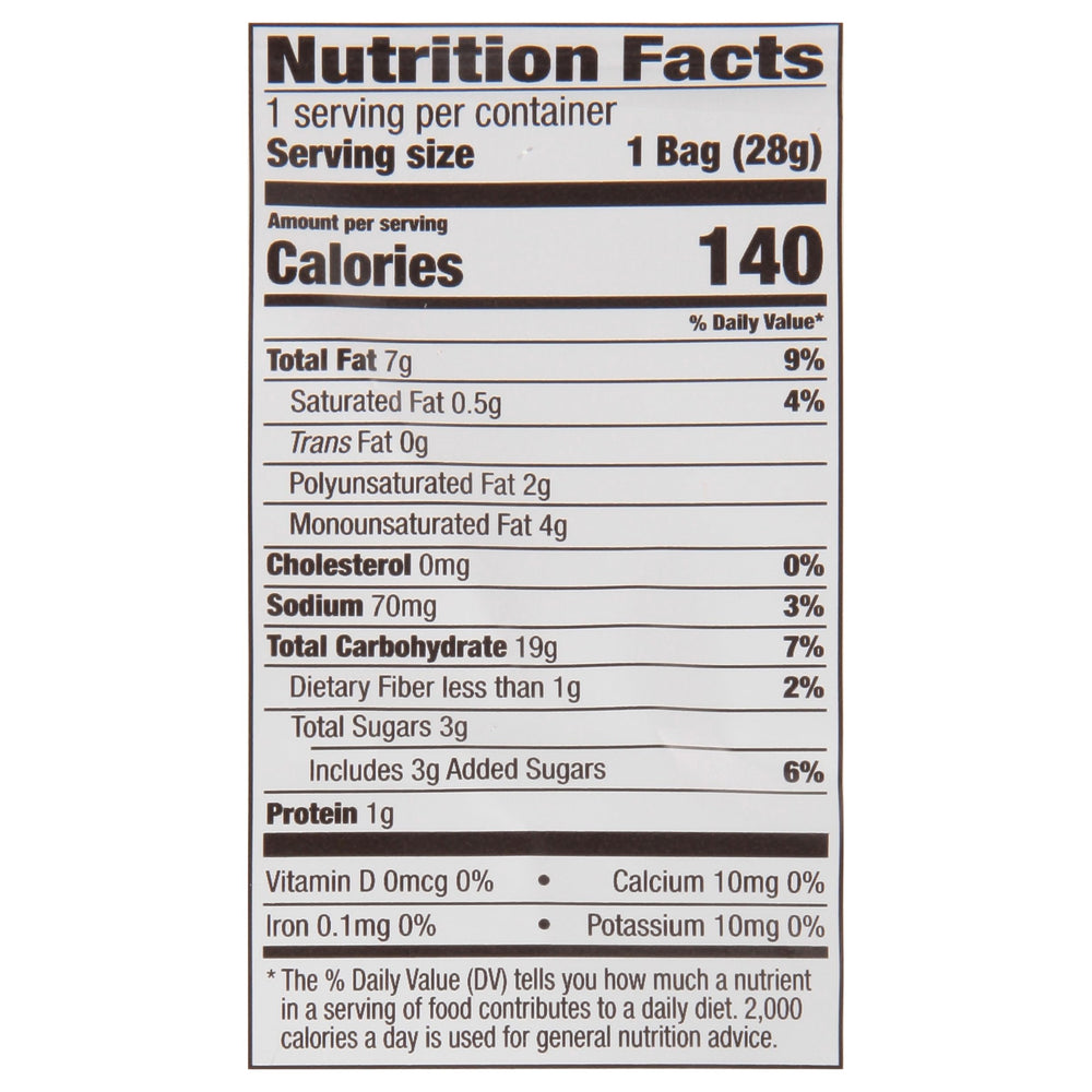 Bag design highlights 38 straws per serving for Sensible Portions Veggie Straws