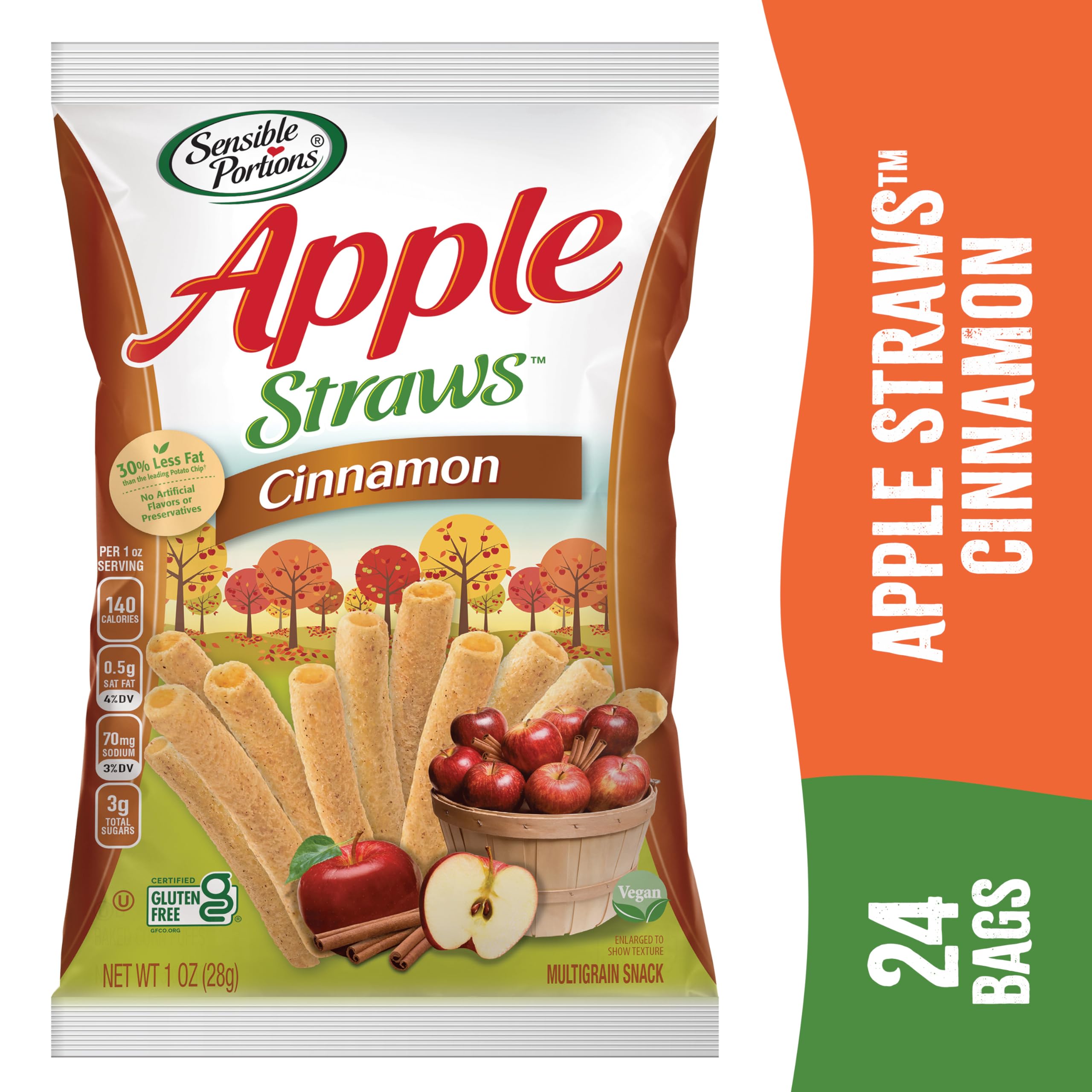 Snack-sized bags ideal for kids' lunches and on-the-go snacking