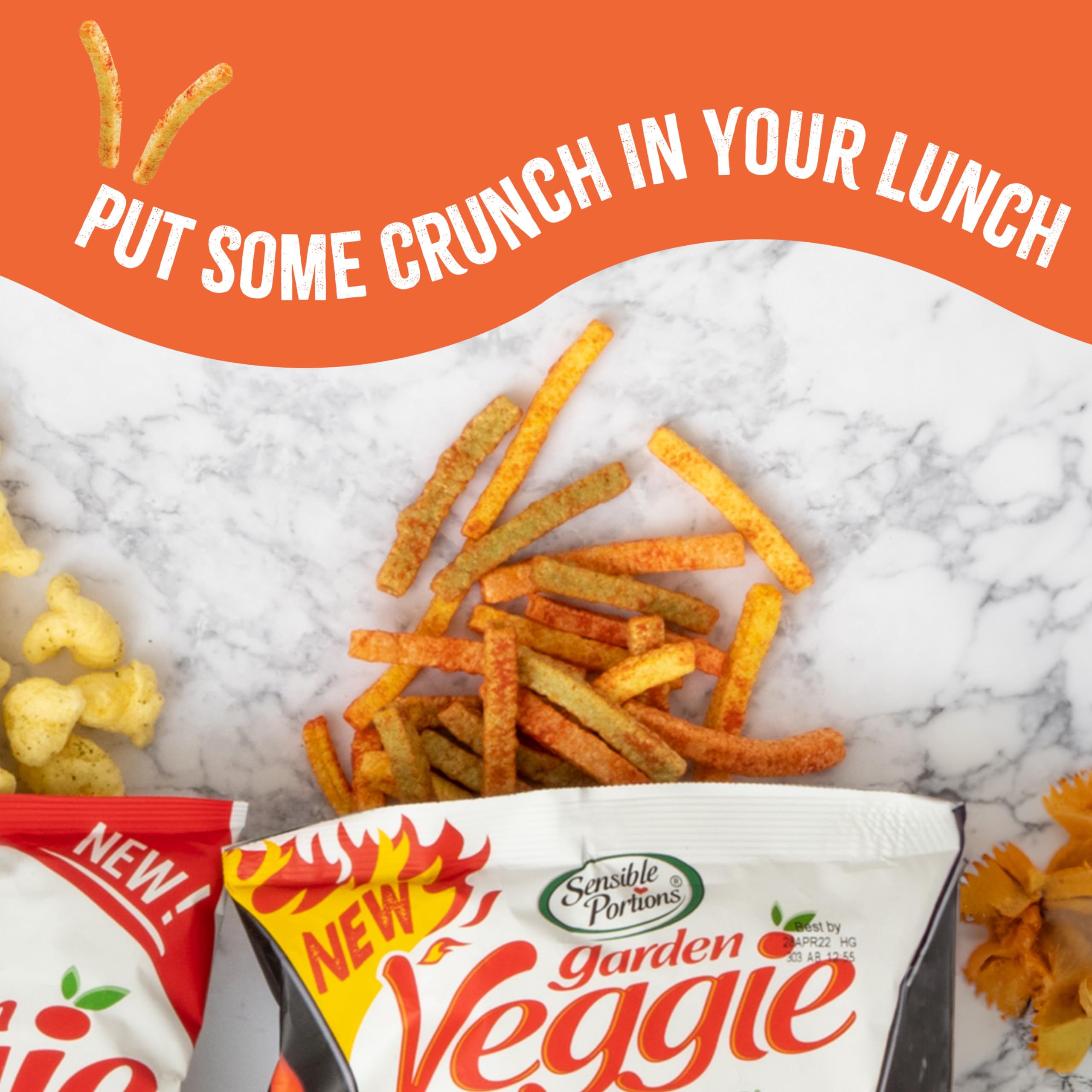 Sensible Portions Garden Veggie Straws serving-plate idea for sharing moments.