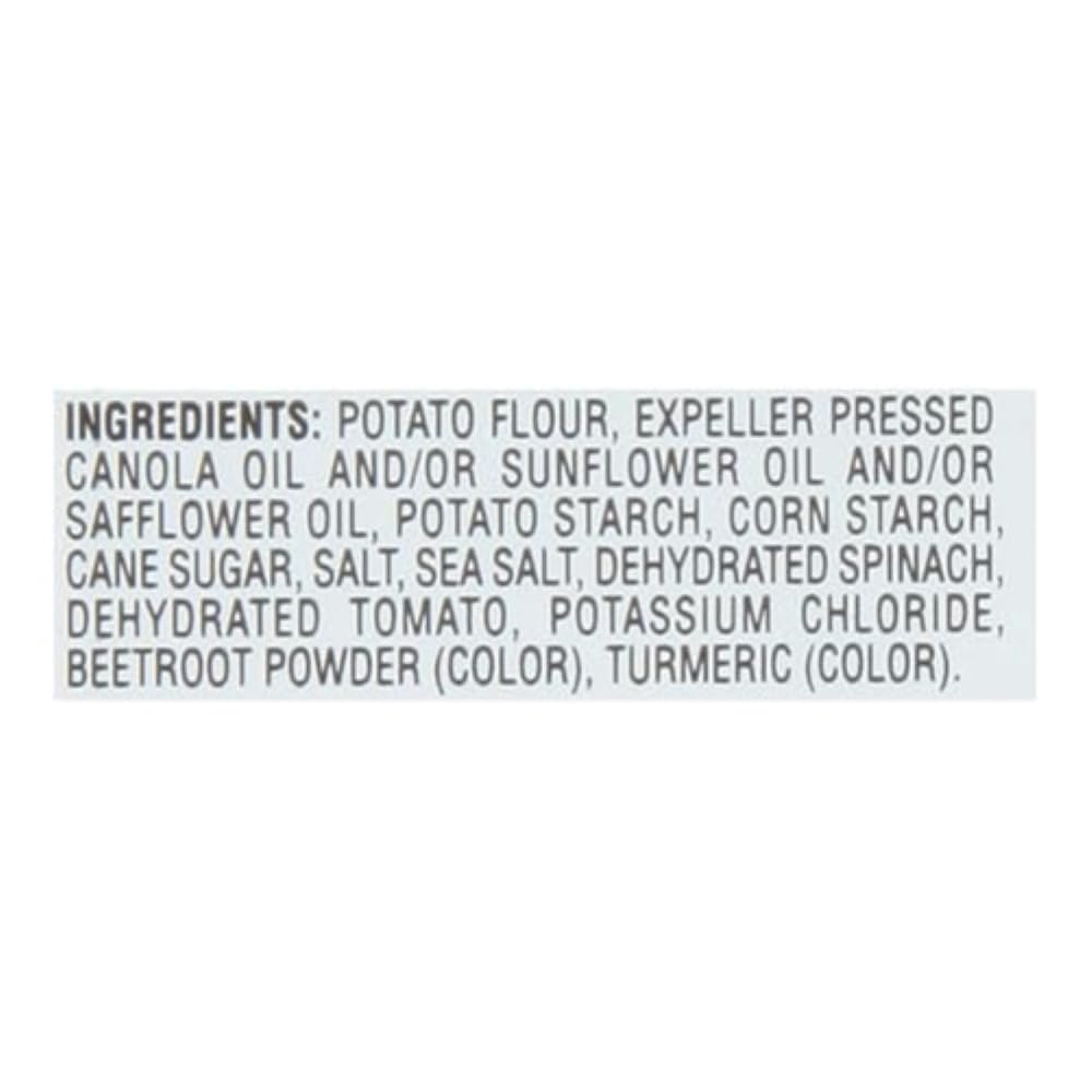 Sensible Portions Garden Veggie Wavy Chips sea salt 24-pack display for shelves