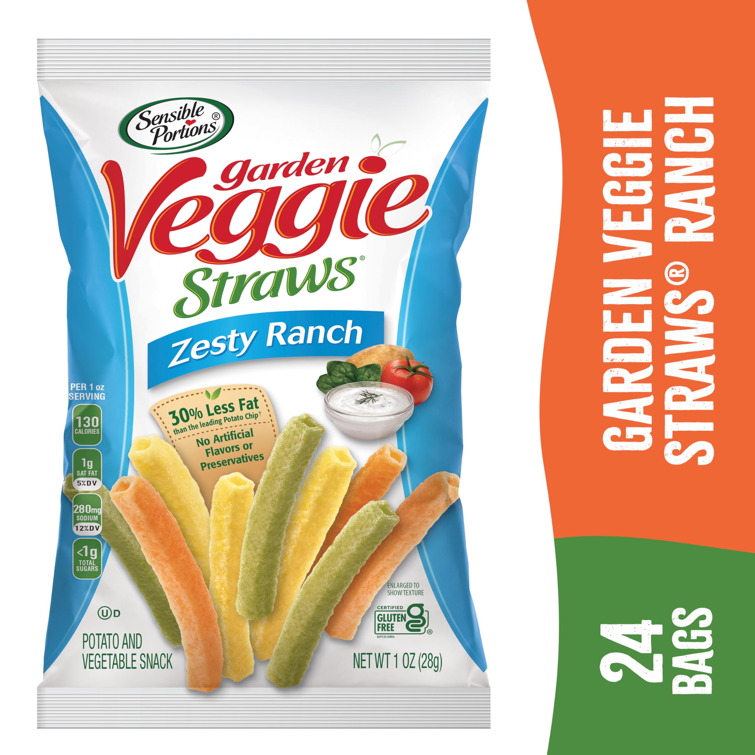 Sensible Portions snack-size bags for quick portions.