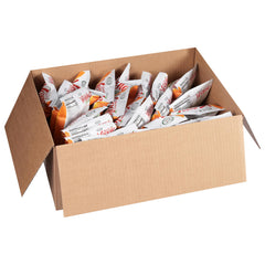 Sensible Portions veggie straws close-up reveals airy, crunchy texture
