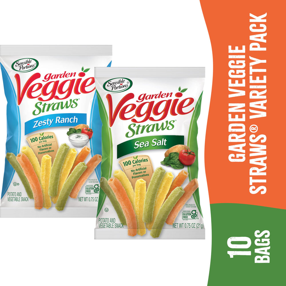 Sensible Portions Veggie Straws serving idea with cheese and fruit